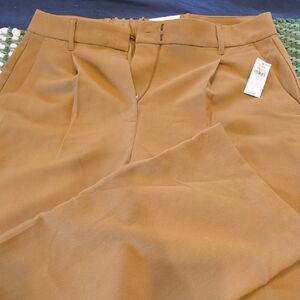 Old Navy Womens Tan Taylor Wide Leg Trouser